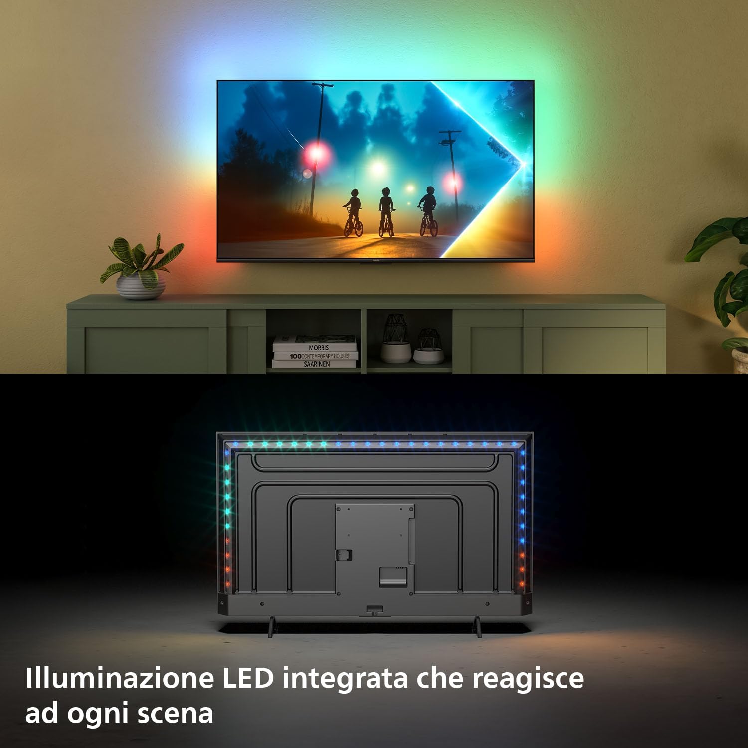 Ambilight 43PUS8200 4K LED Smart TV - Display 43'' with Platform Titan OS, Pixel Precise Ultra HD and Dolby Atmos Sound - Works with Alexa and Google Voice Assistant