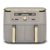 Dual Zone Digital Air Fryer 9.5L 6-in-1 Stone Gold