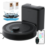Robot Vacuum And Mop 6000Pa Self-Emptying LiDAR Navigation Black