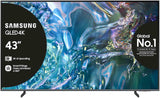 Smart TV 43" QE43Q64DAUXZT QLED, Upscaling, Processore Quantum 4K Lite, AirSlim Design, DVBT-2, Q-Symphony & OTS Lite, Gaming Hub, Ultimate UHD Dimming, Titan Gray 2024 [Amazon EXCL.]